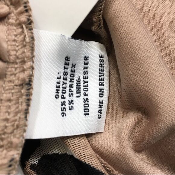 CALVIN KLEIN ANIMAL PRINT MOCK NECK TOP AND RUCHED MIDI SKIRT STRETCH SET M NWT - Picture 14 of 16